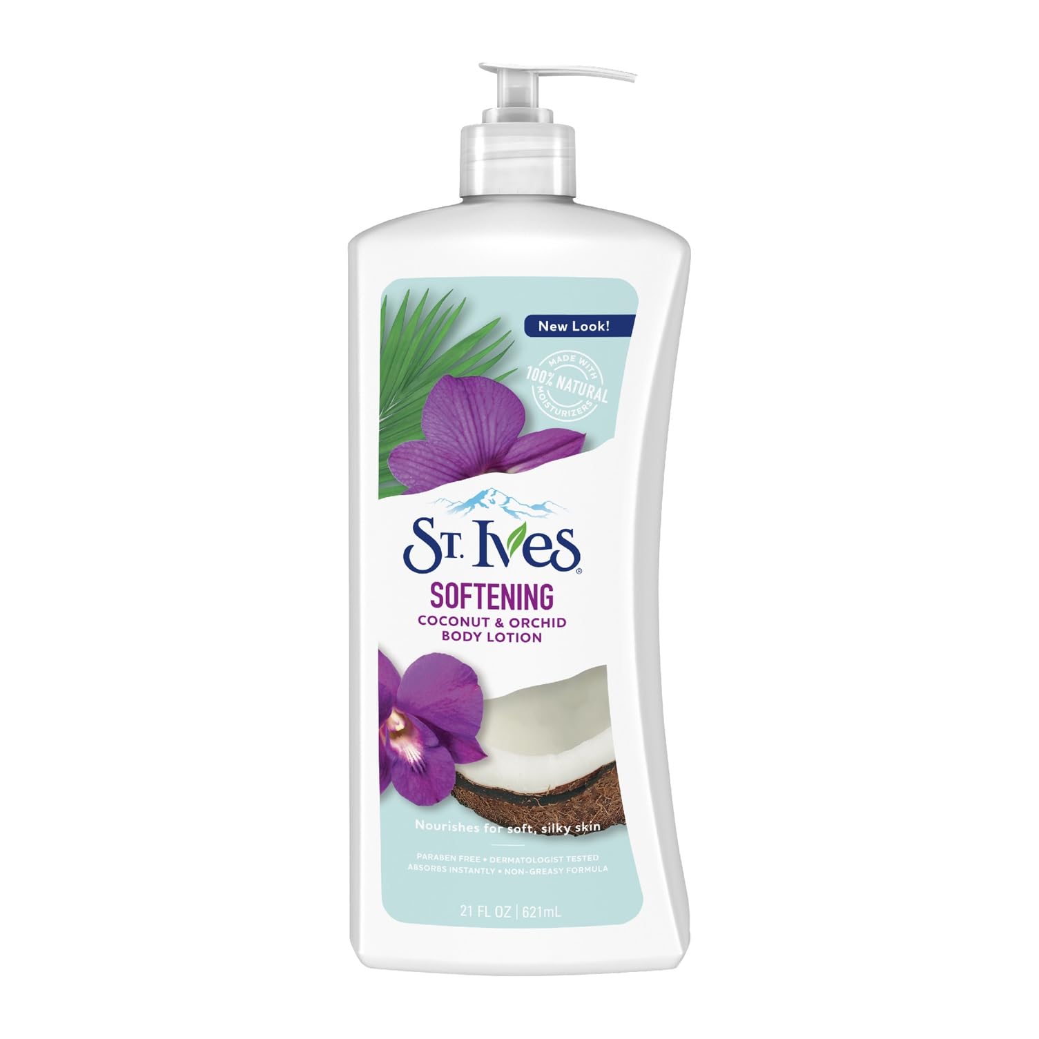 ST. Ives Naturally Indulgent Coconut Milk and Orchid Body Lotion, 621ml