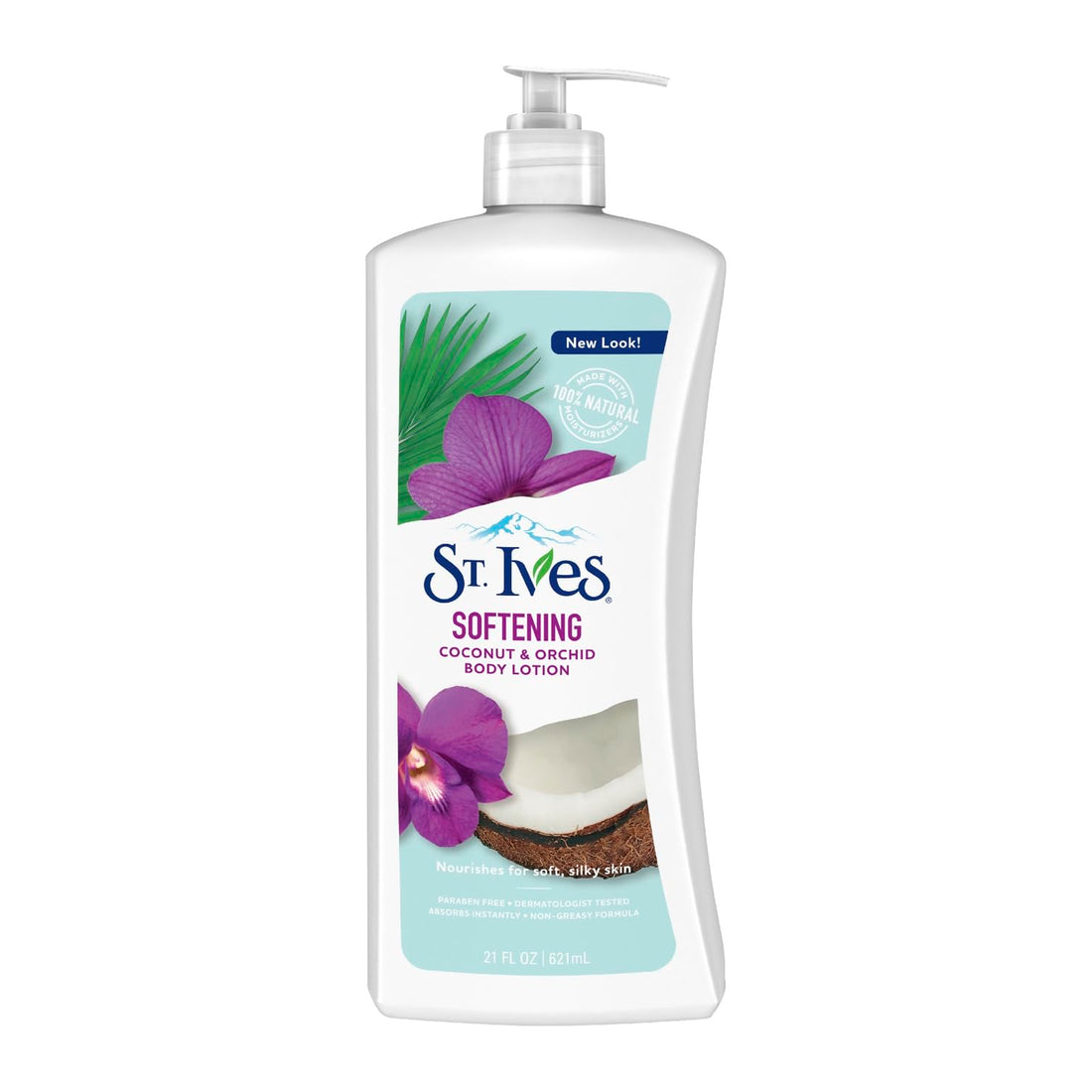 ST. Ives Naturally Indulgent Coconut Milk and Orchid Body Lotion, 621ml
