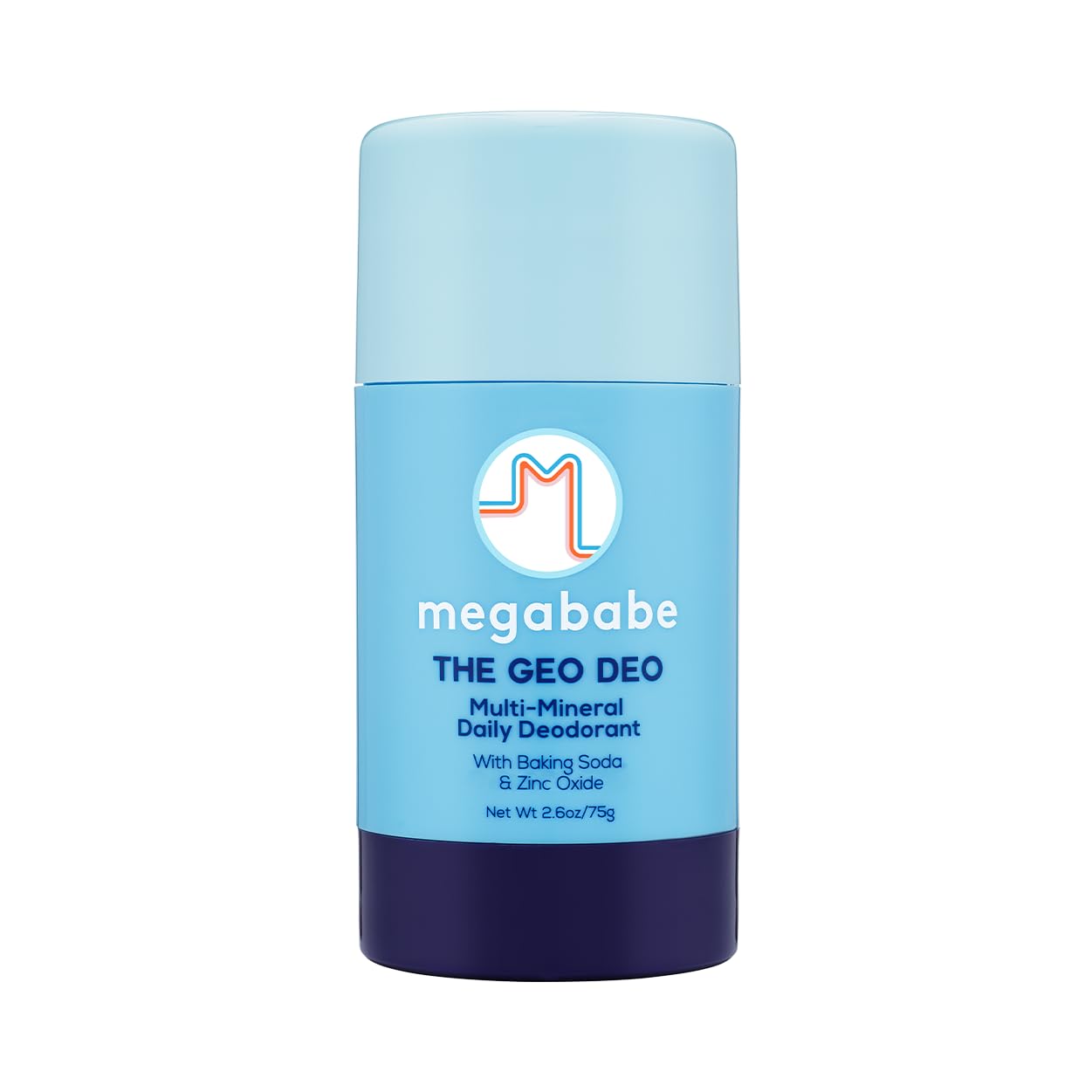 Megababe Daily Deodorant - The Geo Deo with Multi-Minerals | 72 hour Odor Protection | Aluminum-Free, All Natural | 2.6 oz