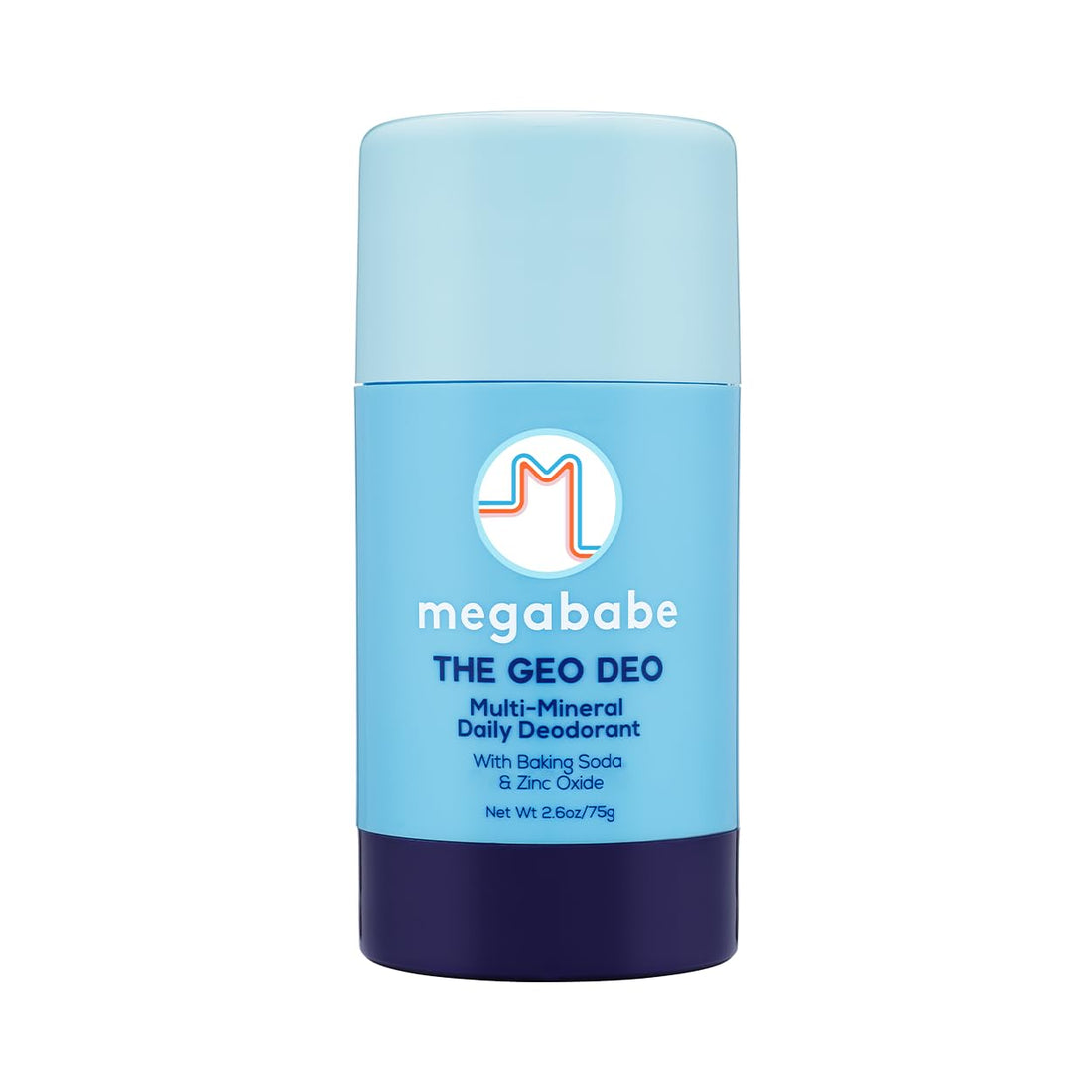 Megababe Daily Deodorant - The Geo Deo with Multi-Minerals | 72 hour Odor Protection | Aluminum-Free, All Natural | 2.6 oz