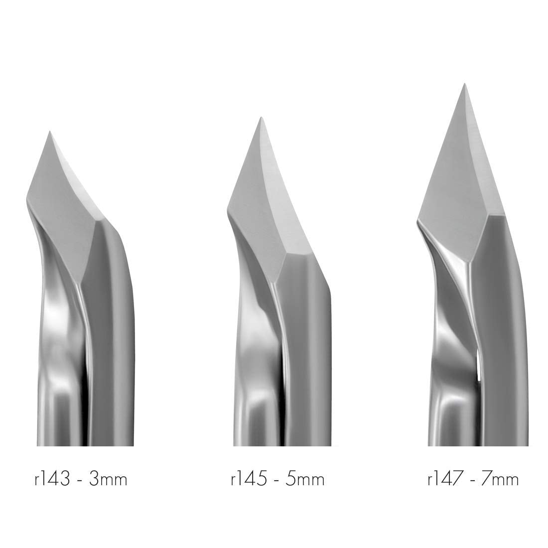 GERmanikure FINOX tower point stainless steel cuticle nippers, 7mm. Made by GERmanikure in Germany