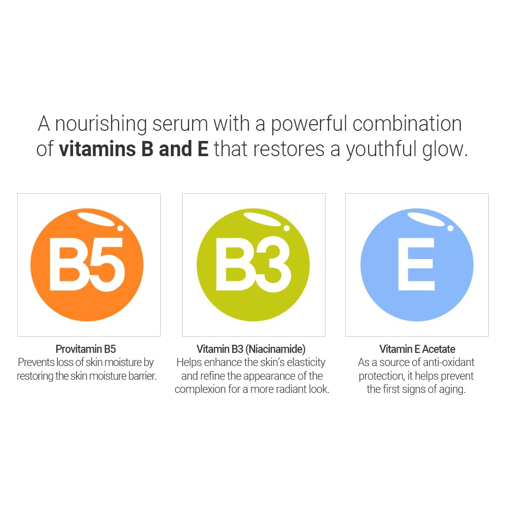IASO Vitamin Enriched Skin Repair Serum | Highly Concentrated Multivitamin Serum, Vegetable Oils, Korean Skin Care, 1.5 oz