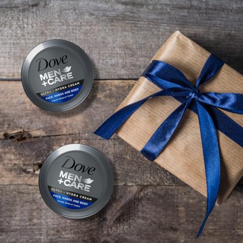 Dove Men+Care Ultra-Hydra Cream with 24 Hour Moisturization, 2.53 FL OZ (Pack of 4)