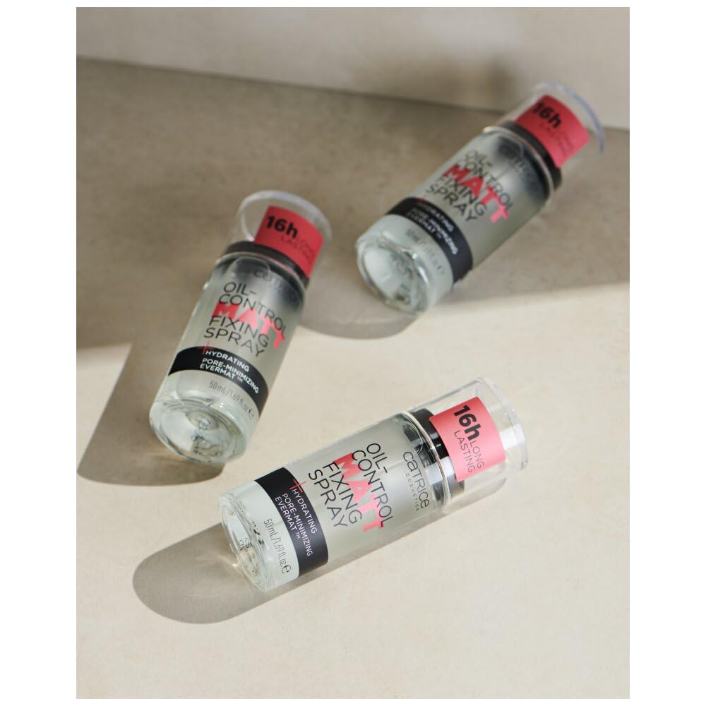 Catrice | Oil Control Matt Fixing Spray | Minimizes Visibility of Pores | Sets Makeup for 18 hours | Mattifying | Vegan & Cruelty Free