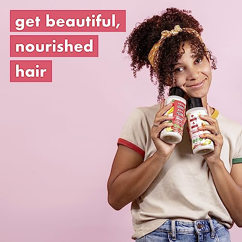 Love Beauty Planet Shampoo and Conditioner, Avocado Oil (Aguacate), Mango & Vitamin E - Sulfate-Free Shampoo & Conditioner, Wavy Hair & Curly Hair Products, Scented 13.5 Oz (2 Piece Set)
