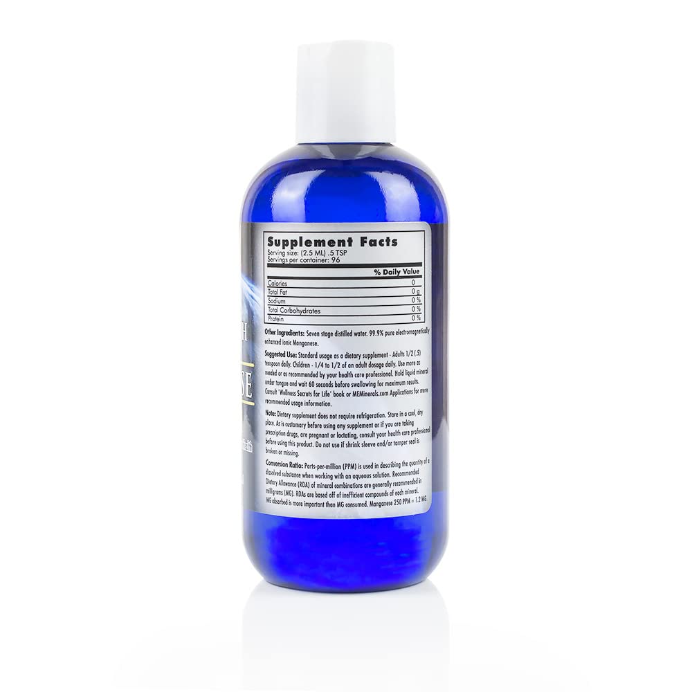 Mother Earth Minerals - Manganese - 8 Ounce 96 Servings