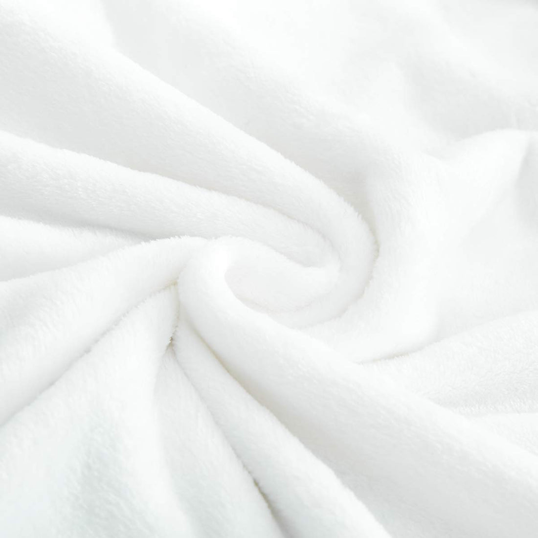 UOZZI BEDDING All-Season Ivory White Flannel Fleece Baby Blanket for Girls & Boys - Ultra Soft Plush Thin Kids Toddler Blanket for Crib, Pram Strollers, Sofa, 100% Microfiber Polyester 27x39