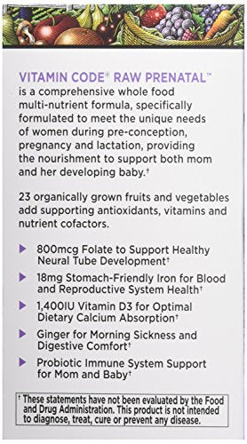 Garden of Life Vitamin Code RAW Prenatal, 90 Capsules by Garden of Life
