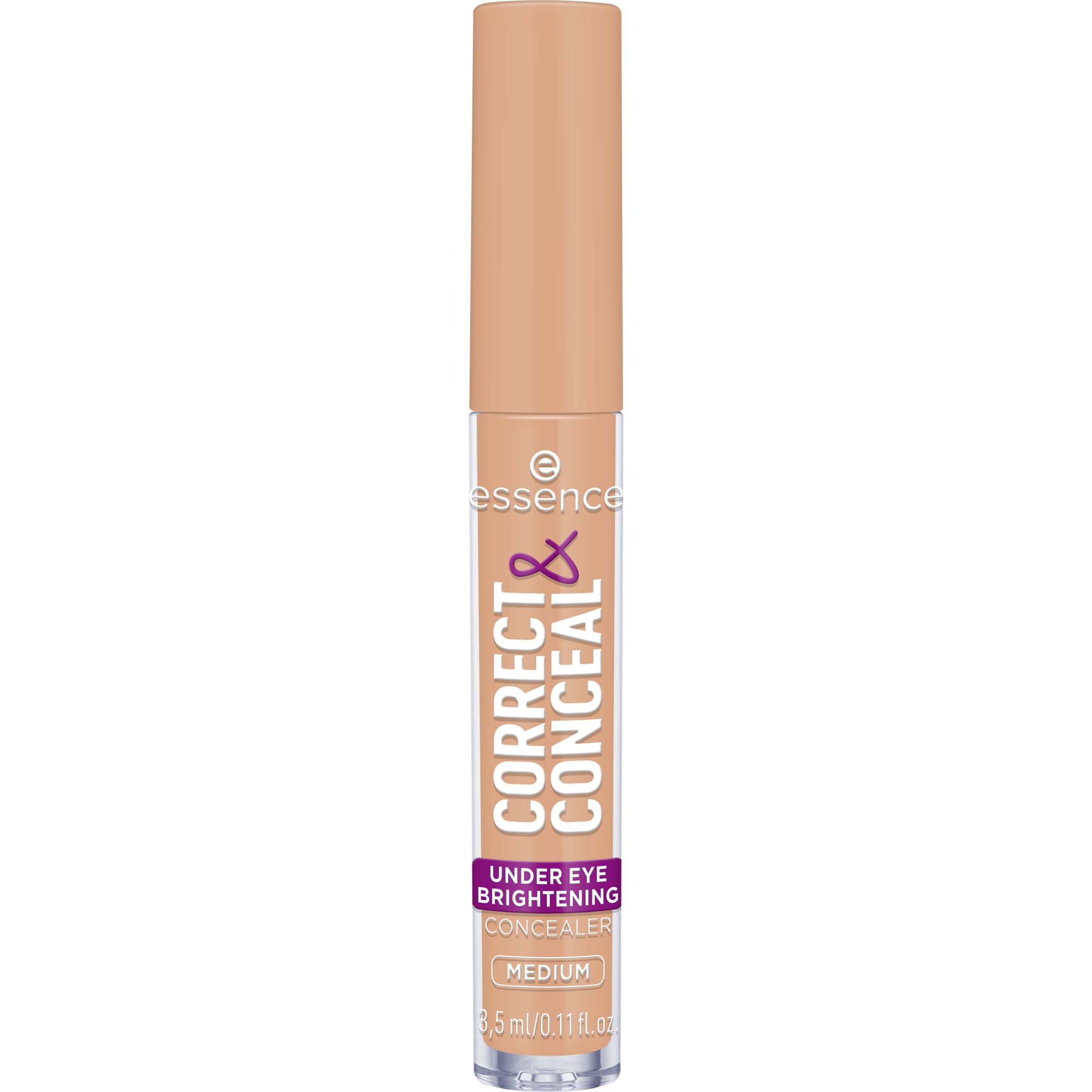 essence | Correct & Conceal Under Eye Brightening Concealer | Easy Application, Lightweight, Buildable, Infused with Aloe Vera | Vegan & Cruelty Free (20 | Medium)