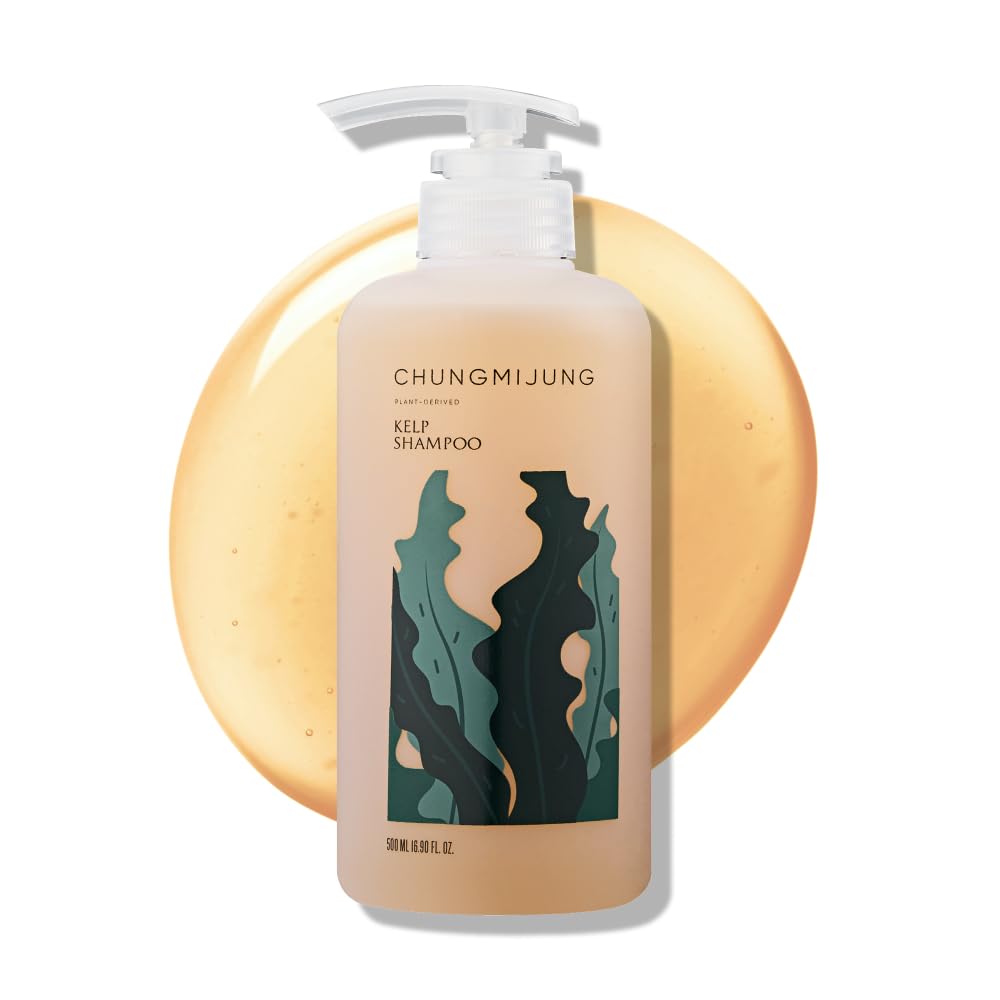 CHUNGMIJUNG Conditioning Kelp Shampoo – Scalp Care & Gentle Cleansing with Laminaria Japonica & Centella Asiatica – Korean Haircare for Sensitive Scalp & Dry Hair, 500ml / 16.9 fl.oz.