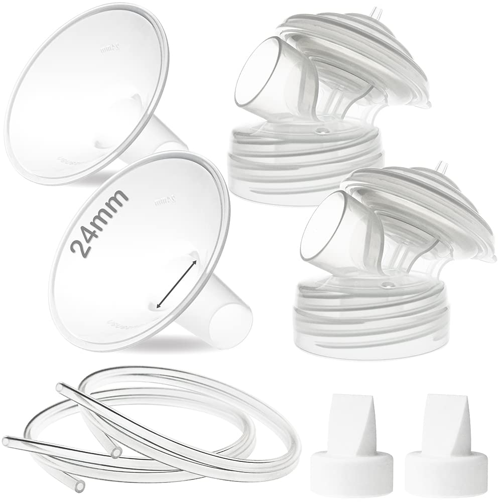 Nenesupply 24mm Pump Parts Compatible with Spectra S1 Spectra S2 Pumps Replacement Kit to Spectra Pump Parts Replace Spectra S2 Accessories and Spectra Flange Duckbill Valve Backflow Protector