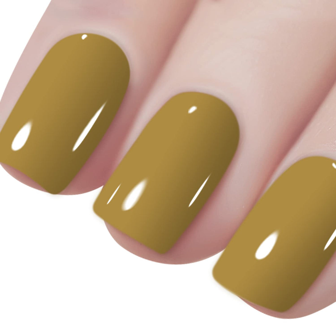 Vishine Gelpolish Manicure DIY Long-lasting Gel Nail Polish Lacquer Shiny Color UV LED Soak Off Glitter Goldenrod(1018)