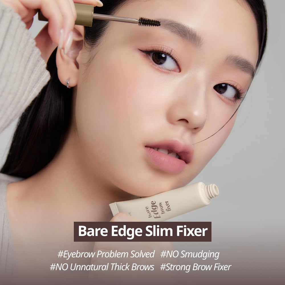 ETUDE Bare Edge Brow Fixer (23AD) | A brow fixer that creates a natural look and keeps your eyebrows in place | Brow Mascara | Zero Clump & No Bushy Brows