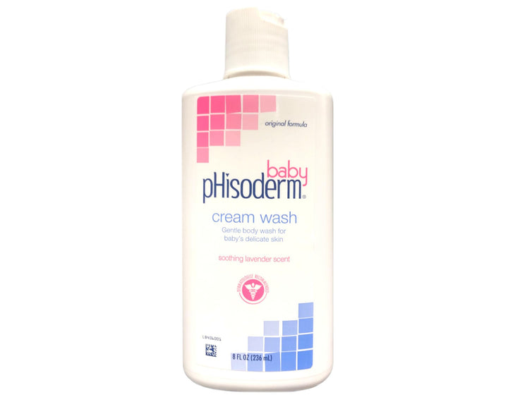 Phisoderm Baby Cream Wash 8 Fluid Ounce (236 ml) (Pack of 2)
