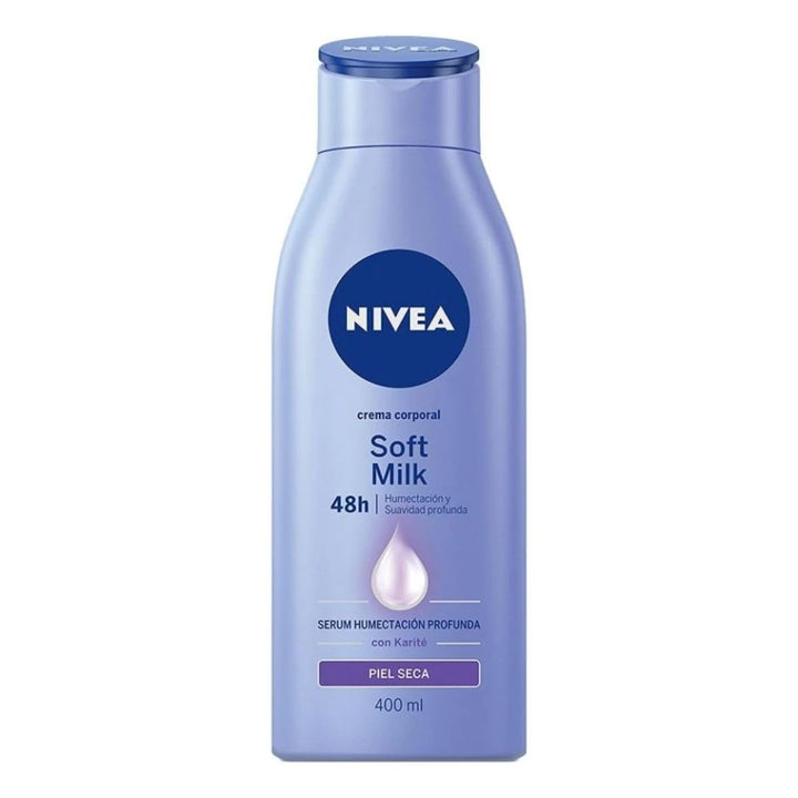Nivea Body Cream Soft Milk Skin Dry Lotion