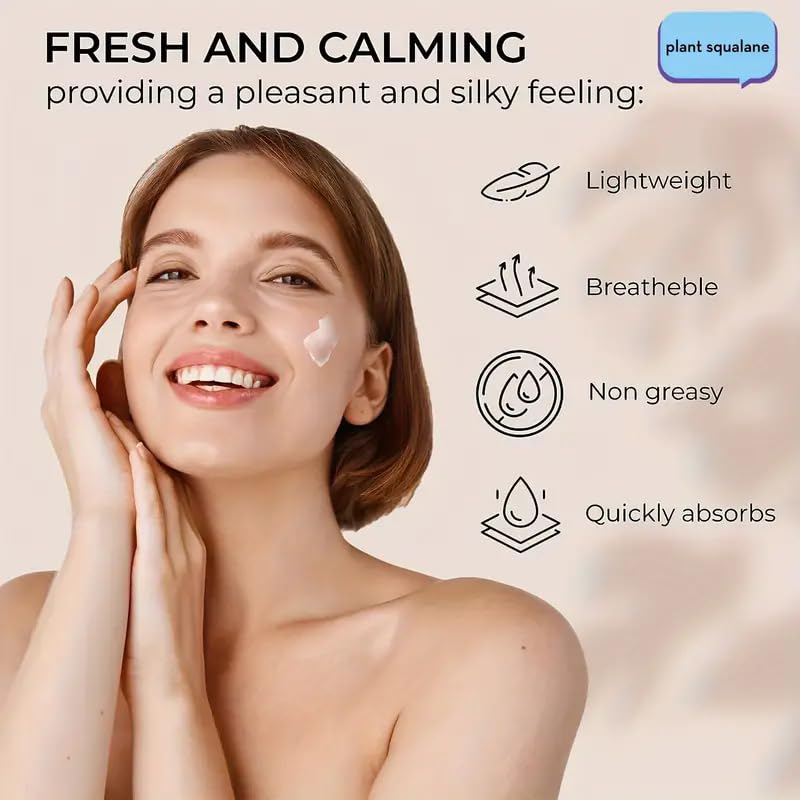 Collagen Face Moisturizer with Airless Pump - Collagen Botanical Stem Cells Cream for Skin with Retinol, Niacinamide, Hyaluronic Acid - Anti-Aging Day & Night Cream, 1.8 OZ