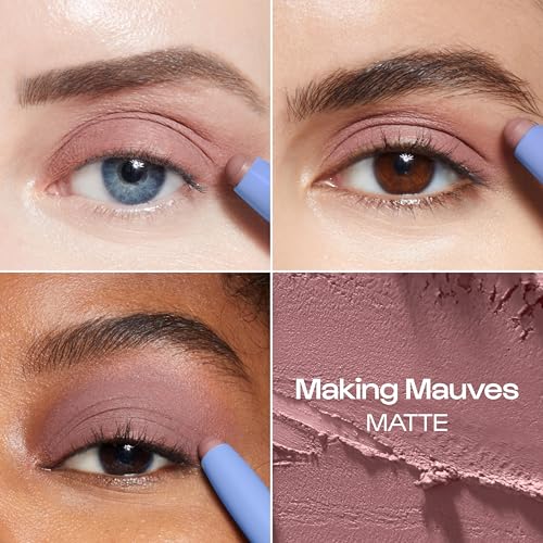 ALLEYOOP 11th Hour Waterproof Cream Eyeshadow Stick – Long-Lasting Eye Shadow Pencil & Eyeliner, Cream to Powder Stick & Highlighter – Smudge-Proof Eyeshadow Matte, Making Mauve Matte