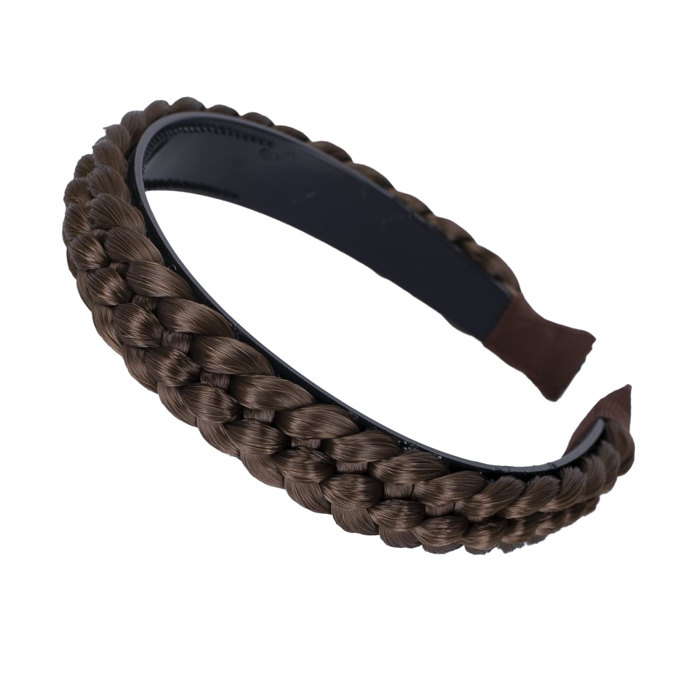 light brown # 12 HR8 : PRETTYSHOP Hair Band Plaited Braid Headband Hairpiece light brown # 12 HR8