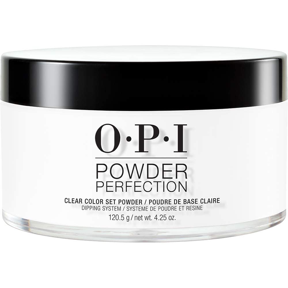 OPI Powder Perfection Clear Color Set Powder | Color Setting Nail Dipping Powder | 4.25 oz
