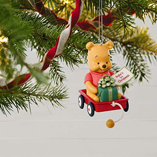 Hallmark Keepsake Ornament 2019 Year Dated, Disney Winnie The Pooh Baby's First Christmas