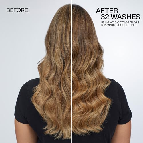 Redken Acidic Color Gloss Sulfate-Free Shampoo | For Color-Treated Hair | Helps Prolong Hair Color and Add Shine | Smooth, Glossy Finish