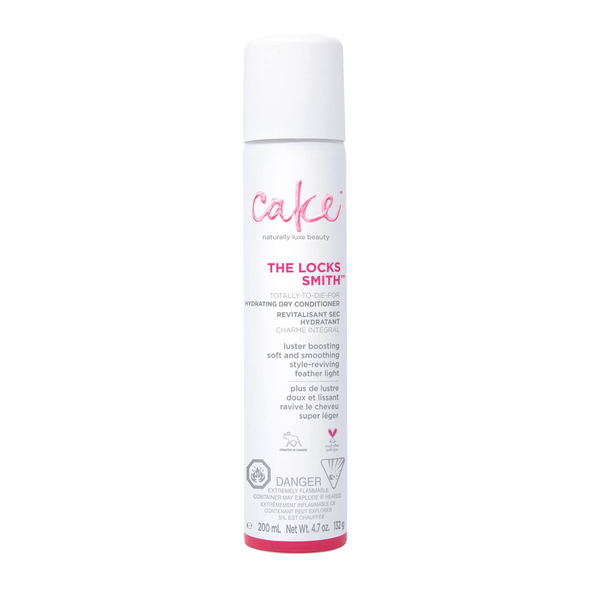 Cake Beauty Cake Locks Smith Dry Conditioner Spray - 200ml (Pack of 6)