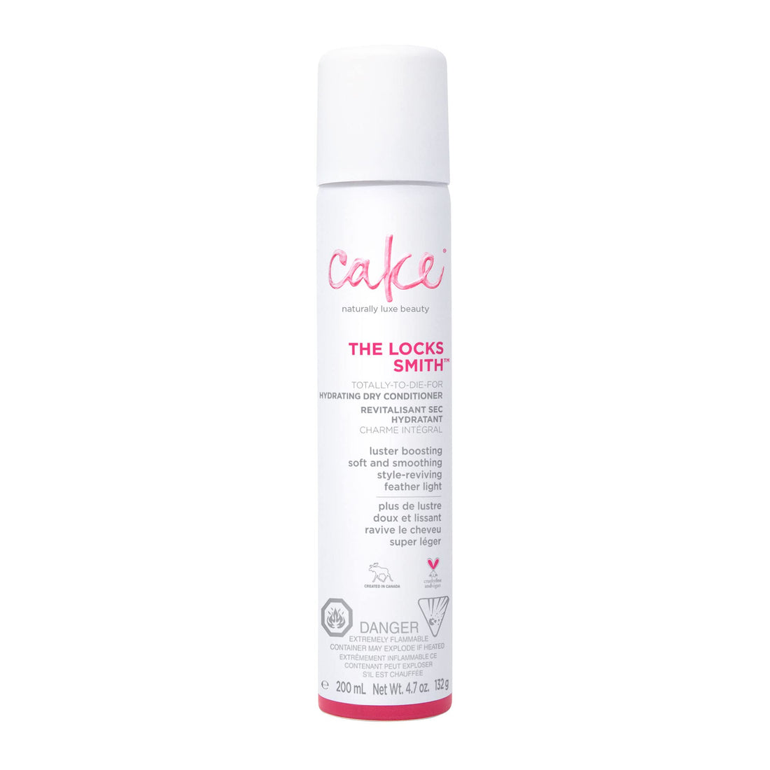 Cake Beauty Cake Locks Smith Dry Conditioner Spray - 200ml (Pack of 6)