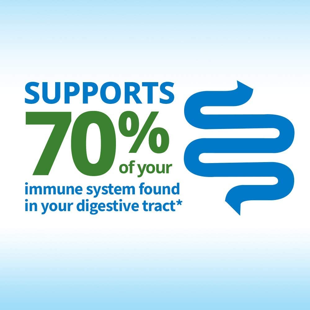 TruBiotics Probiotics for Digestive & Immune Health, Supports Regularity & Helps Relieve Abdominal Discomfort, Gas & Bloating, 2 Clinically Studied Probiotic Strains, Plus Prebiotics, 30 Capsules