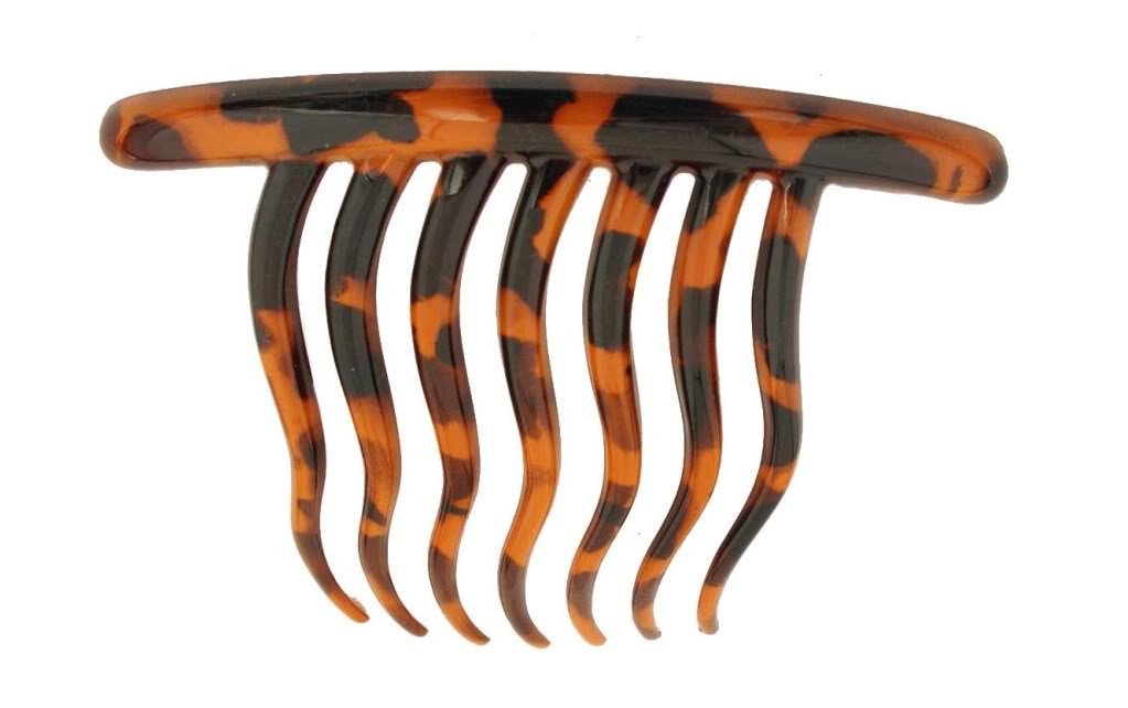 Caravan Contemporary Seven ( 7) Tooth French Twist Comb In Tokyo Color