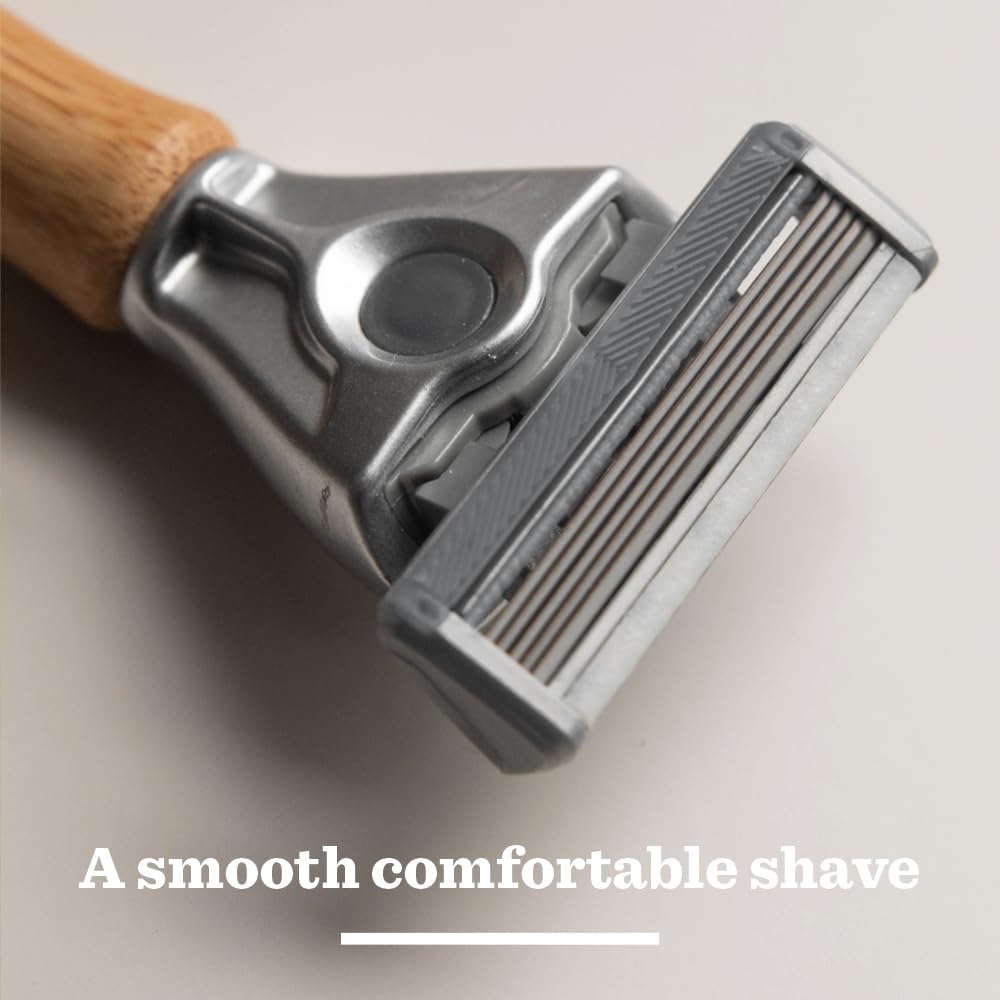 Bulldog Skincare Original Steel Blades - Men's Razor Blade Refills – Contains 4 Blade Heads