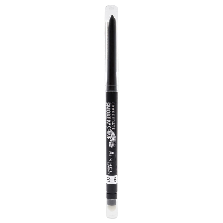 Rimmel Exaggerate Smoke N Shine Eyeliner, 001 Little Black Smokey, 0.0089 Ounce