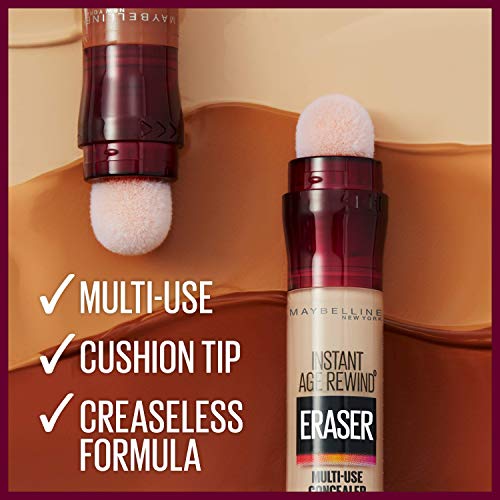 Maybelline Instant Age Rewind Eraser Dark Circles Treatment Multi-Use Concealer, Fair, 0.2 Fl Oz (Pack of 2)