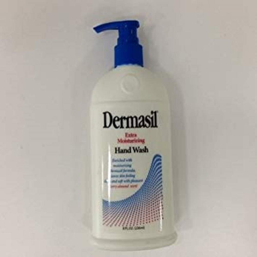 Dermasil Extra Moisturizing Hand Wash enriched with moisturizing Dermasil formula 8 Fl Oz (2 Pack)