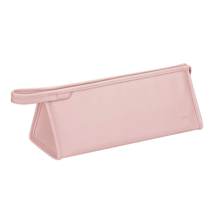 Buwico PU Leather Travel Case Portable Storage Bag for Dyson Airwrap Styler/Dyson Supersonic Hair Dryer, Waterproof Anti-Scratch Dustproof Shockproof Protection Organizer Travel Gift Case (Pink)