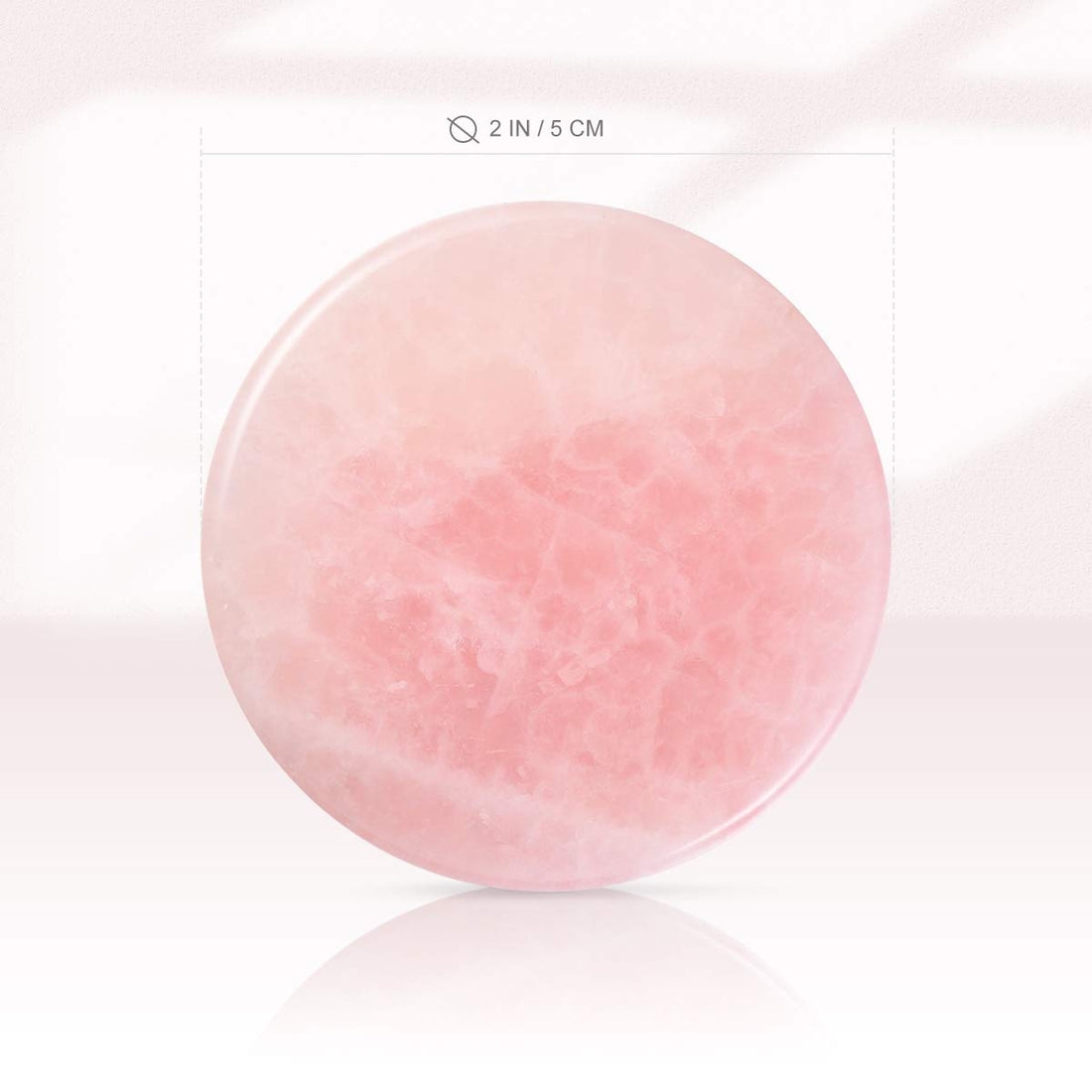 Beaupretty 1PCS grafted Eyelash Jade Stones Eyelash Extension Glue Pallet Holder Round Pallet pad (Pink)