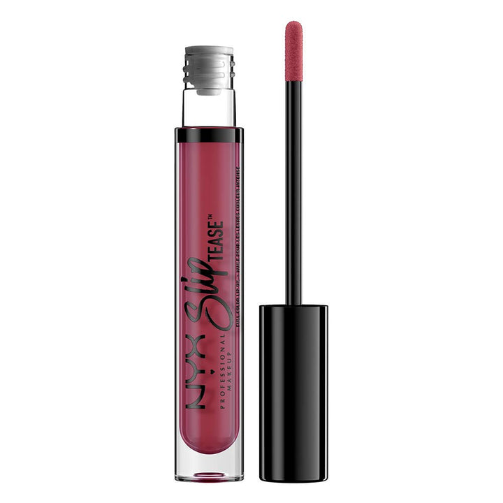 NYX PROFESSIONAL MAKEUP Slip Tease Full Color Lip Oil, Fire Dancer, 0.13 Fluid Ounce