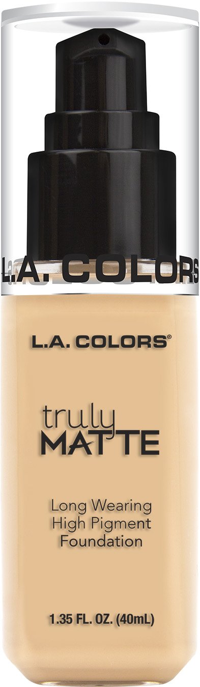 L.A. COLORS Truly Matte Foundation, Porcelain CLM351