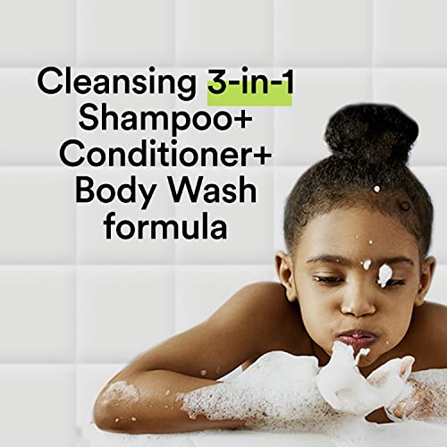 Suave Kids Shampoo & Conditioner 3-in-1, Watermelon Wonder 2-Pack + Detangler Spray for Kids, Silly Apple, Dermatologist-Tested & Tear Free