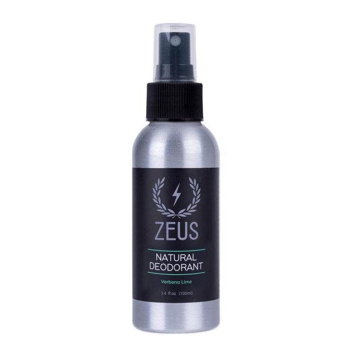 Zeus Natural Deodorant Spray - Natural Verbena Lime Scent!