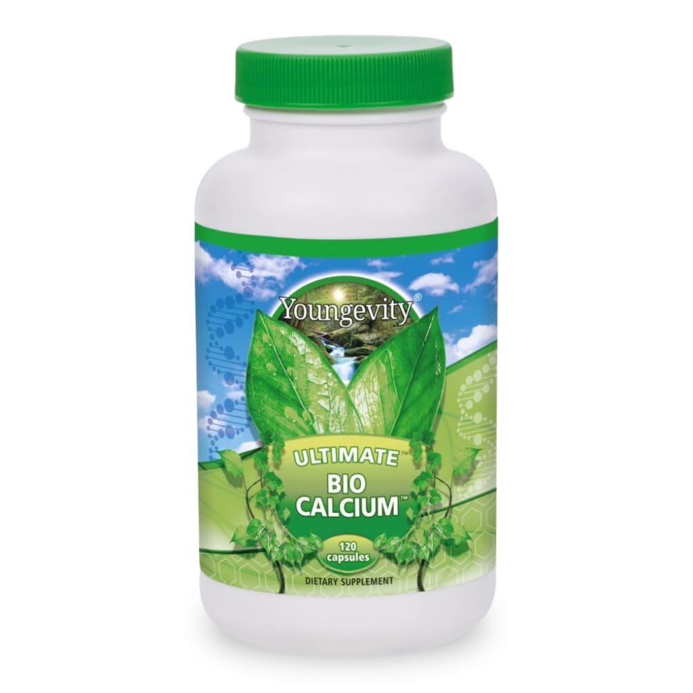 Youngevity Bio Calcium™ - Bioavailable Chelated Calcium + Magnesium, Zinc, Copper, Potassium, Boron - Absorbable Bone Support Supplement - (120 Capsules)