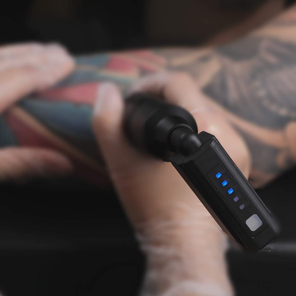 Hawink Wireless Mini Tattoo Battery Dedicated 3.7V Lithium Battery 1500mAh, 3 Hours Continuous Power Supply for Tattoo Gun Pen DC5.5 Interface PR-BAT01-2
