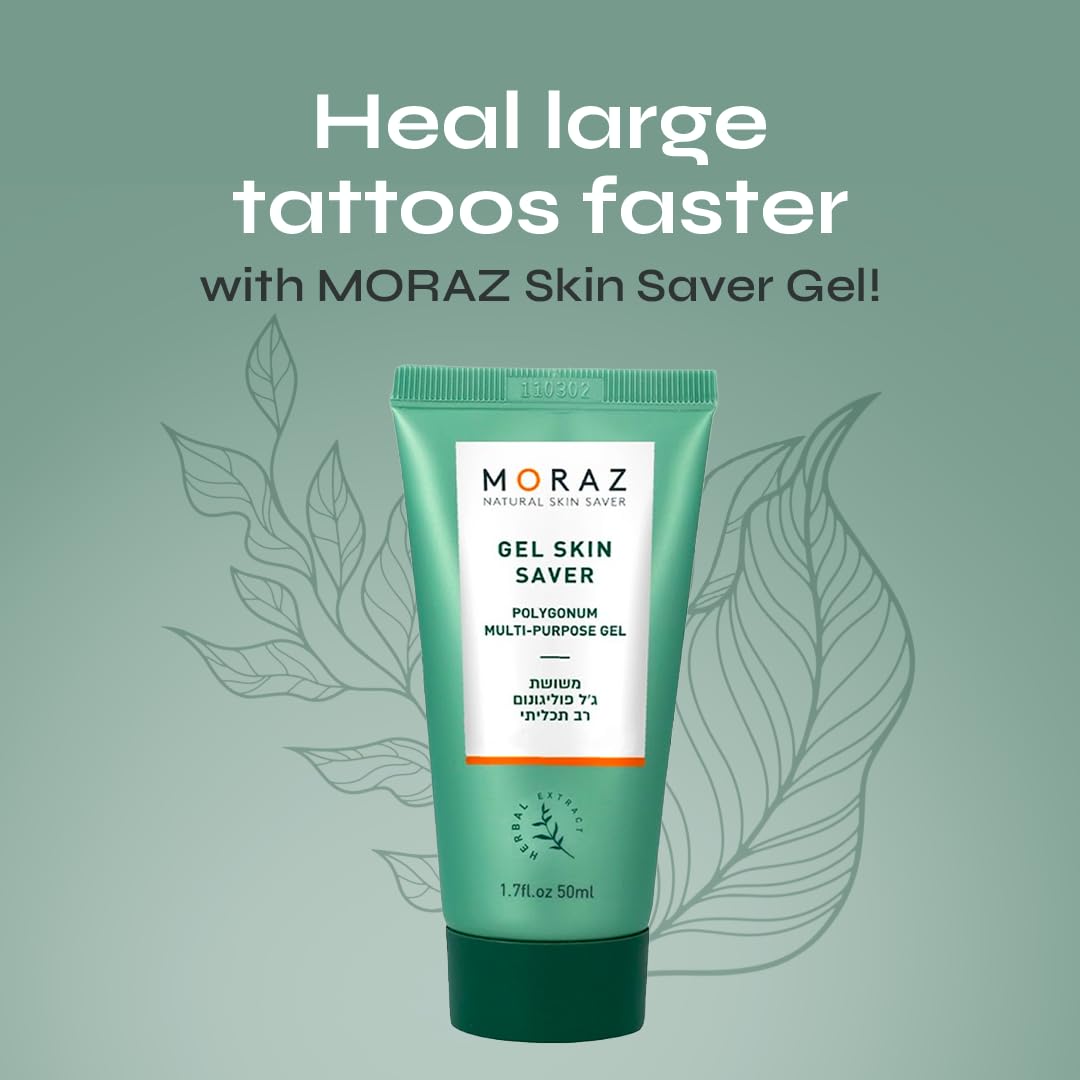 Moraz Skin Saver Herbal Healing Scar Gel for Skin Repair and Wound Care – Multi-Purpose First Aid Moisturizer for Dry Skin, Minor Cuts and Scrapes, Bug Bite Itch Relief, Sunburn & Rashes (1.7 Oz)