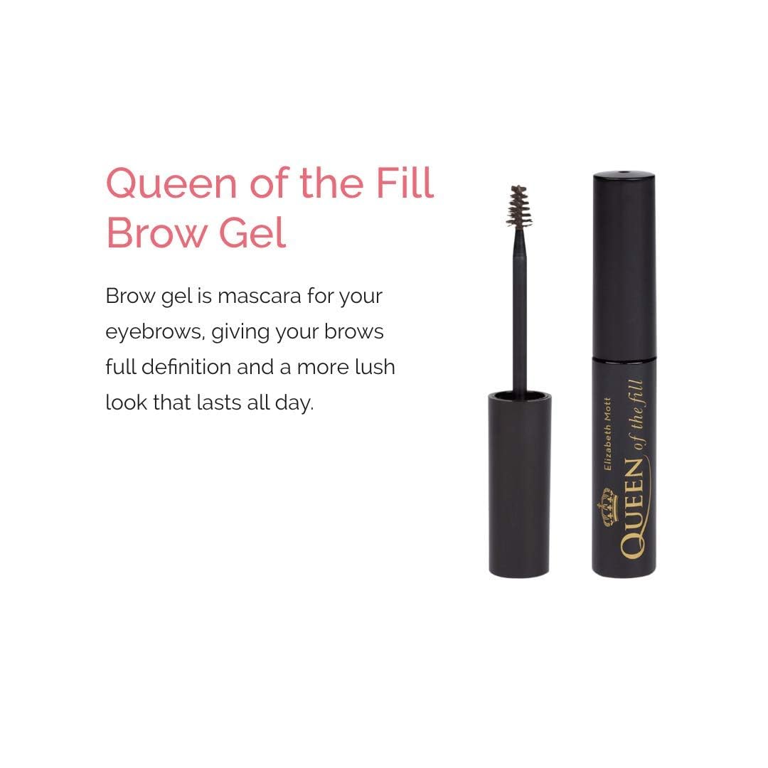 Queen Of The Fill Tinted Eyebrow Makeup Gel Cruelty Free (Medium Dark) (4G/.14Oz)