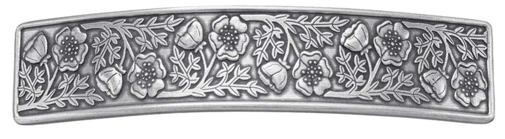 Danforth - Wild Rose Pewter Barrette - 3 1/2 inches - Handcrafted - Made in USA