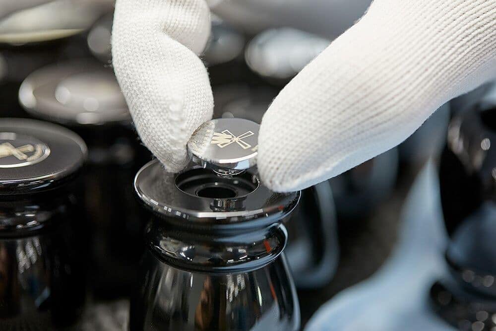 MÜHLE Classic Olive Wood Small Silvertip Fiber Shaving Brush - Synthetic Luxury Shave Brush for Men, Rich Lather