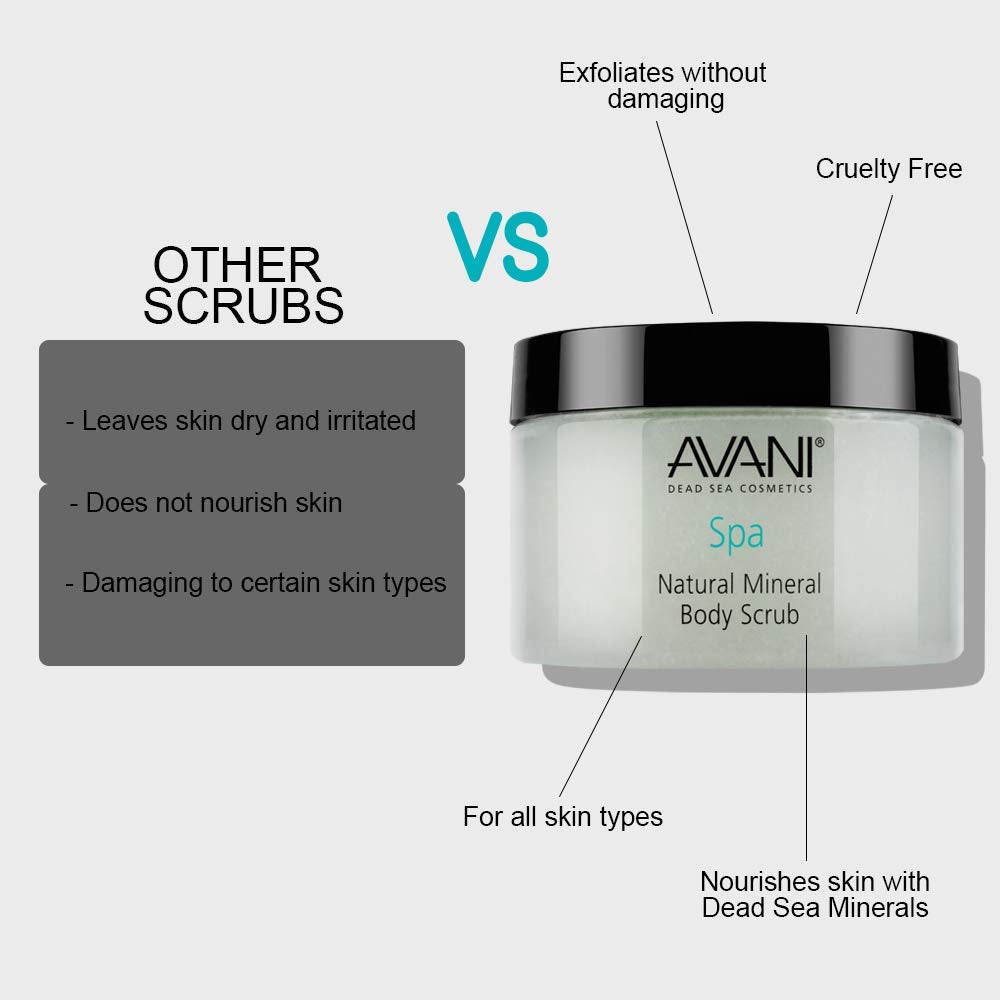 Avani Dead Sea Natural Mineral Body Scrub (Pear/Apple)
