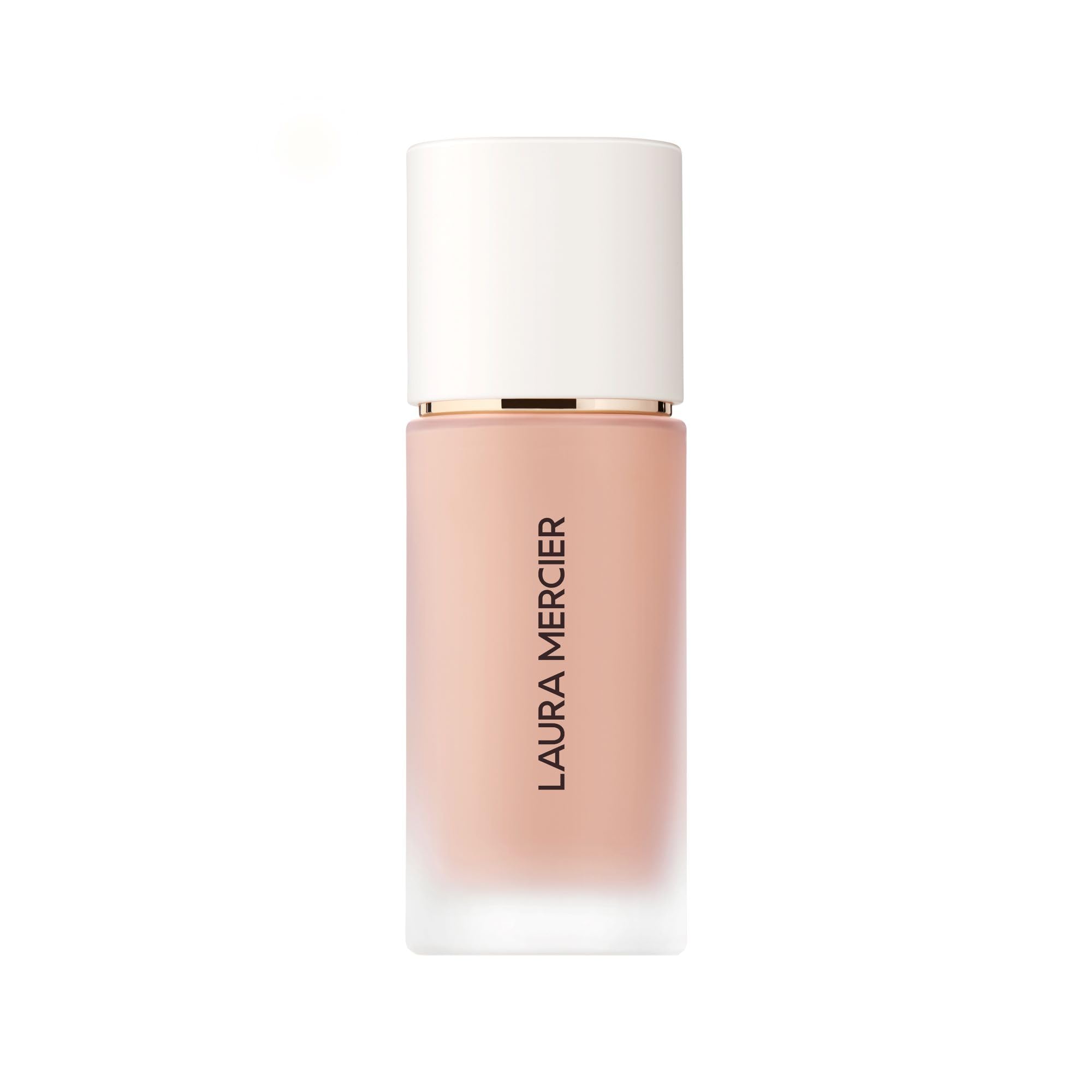 Laura Mercier Real Flawless Weightless Perfecting Waterproof Liquid Foundation: Medium-Buildable Coverage, 12 HR Fade-Proof Wear, Natural Finish, Hydrating, Long Lasting, Non-Comedogenic, Soft Sand