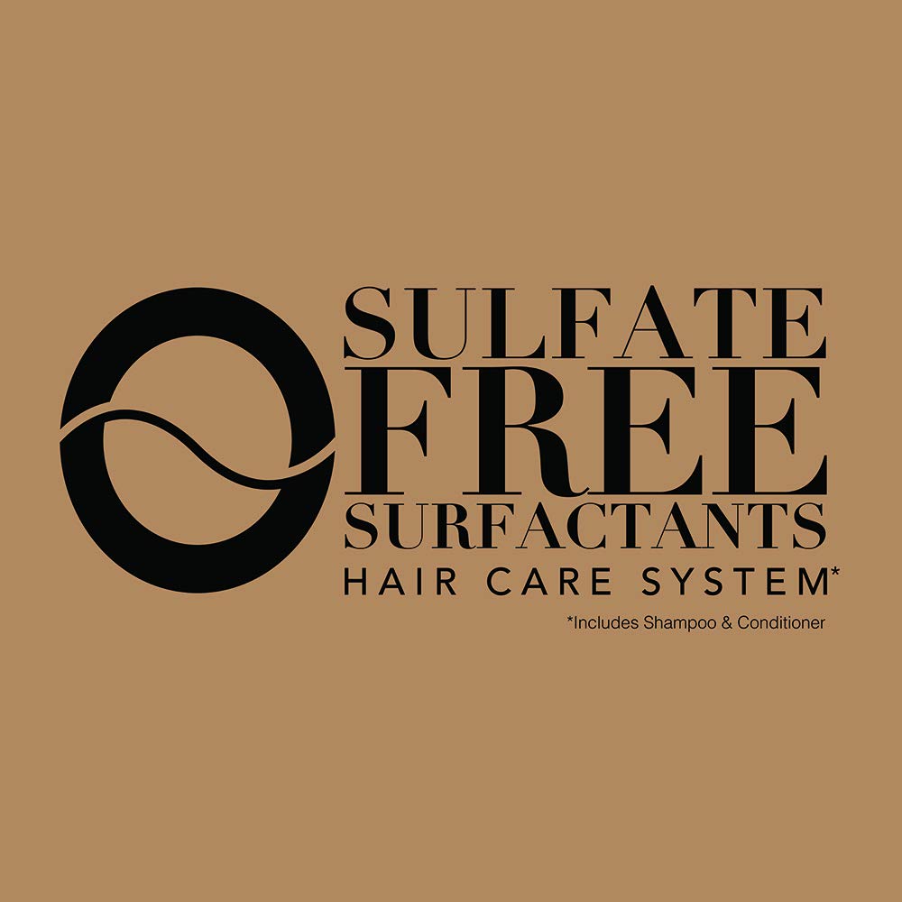 OGX Ever-straightening + Brazillian Keratin Therapy Shampoo and Conditioner 13 Oz, 2 Bottle Set