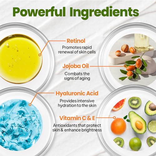 Neck Cream for Tightening Firming: Instant Face Lift Cream - Wrinkle Cream for Women- Anti Wrinkle Cream with Retinol Collagen & Hyaluronic Acid - Lifting, Firming & Hydrating - 1.7 FL OZ