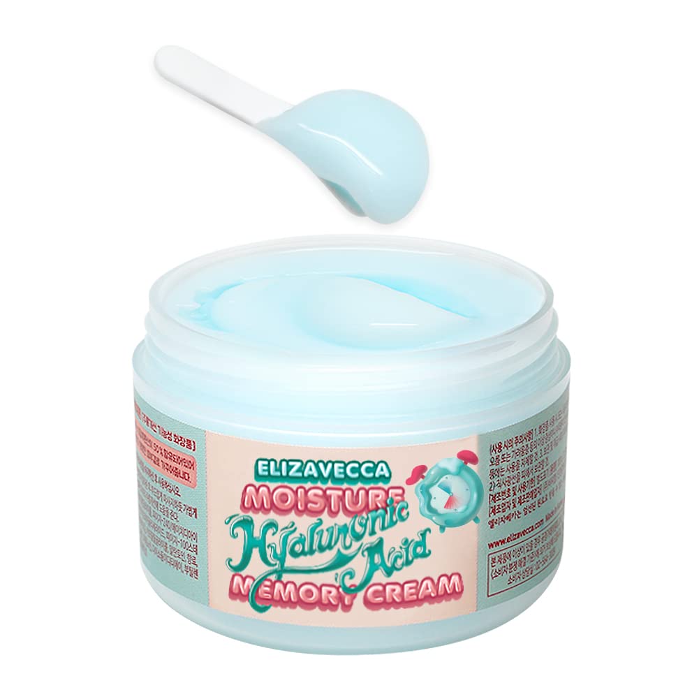 Elizavecca Moisture Hyaluronic Acid Memory Cream - Wrinkle Improvement Function/water cream before and after/moisture cream/moisturizing cream for face / 2019 / night cream before and after